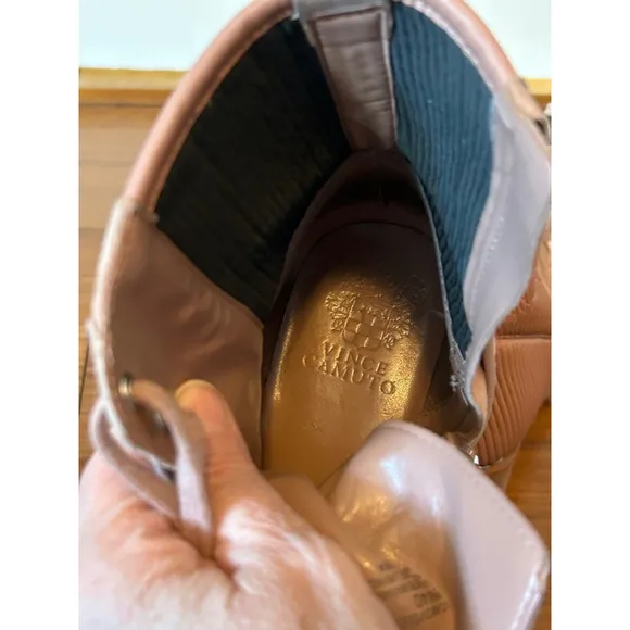 Vince Camuto Combat Boots, Powder Pink, Size 9M