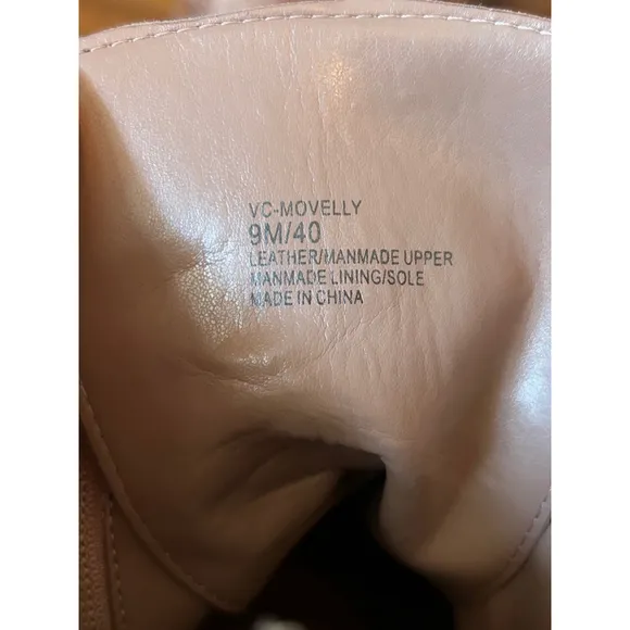 Vince Camuto Combat Boots, Powder Pink, Size 9M