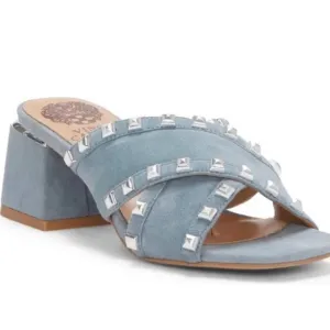 Vince Camuto Nadonie blue heeled sandals size 8