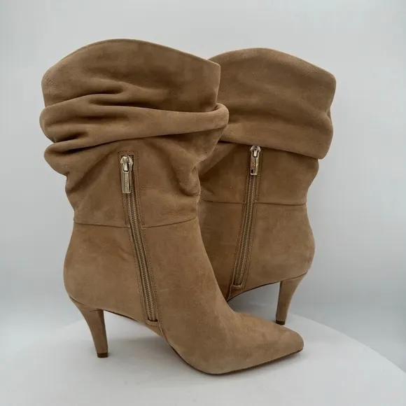 Vince Camuto Sonbela Pointed Toe Women Boots  Various Sizes  Color Tortilla