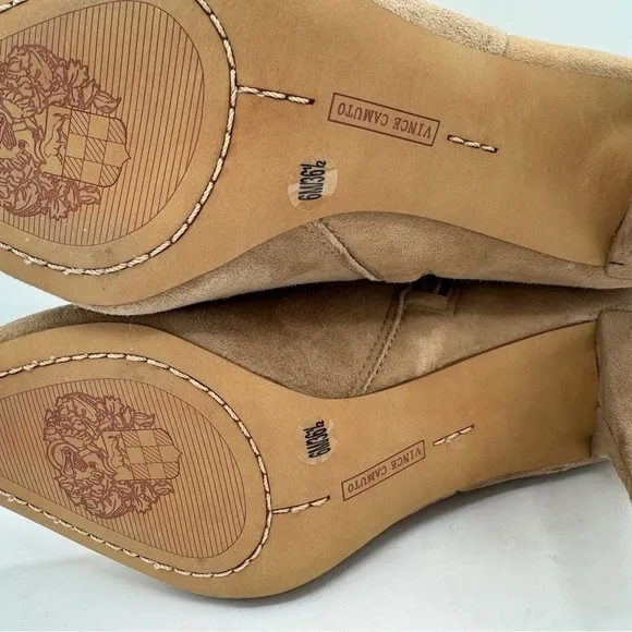 Vince Camuto Sonbela Pointed Toe Women Boots  Various Sizes  Color Tortilla
