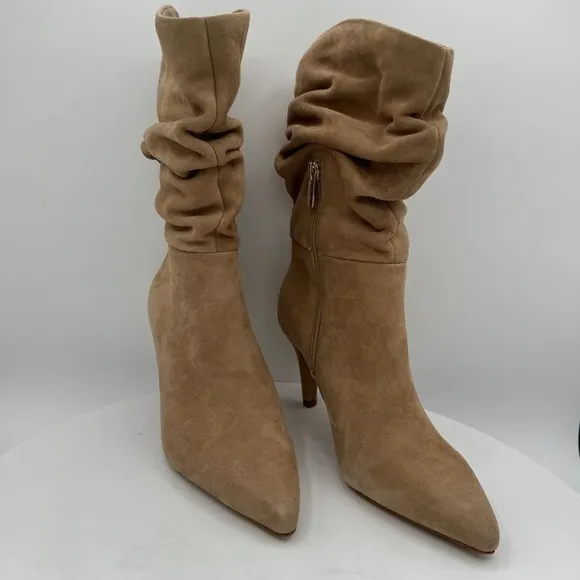 Vince Camuto Sonbela Pointed Toe Women Boots  Various Sizes  Color Tortilla