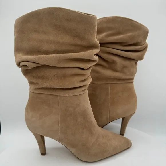 Vince Camuto Sonbela Pointed Toe Women Boots  Various Sizes  Color Tortilla