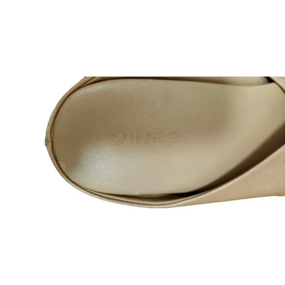 Vince. Tan leather sandals Size 7.5 M