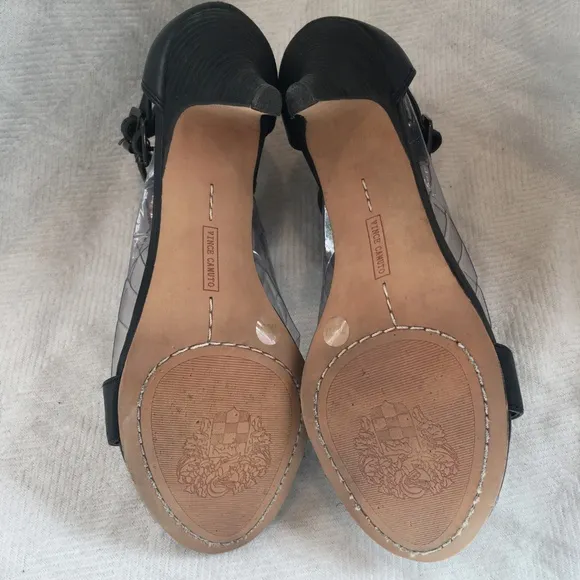 [VINCECAMUTO] Studded high heeled ankle sandals 7