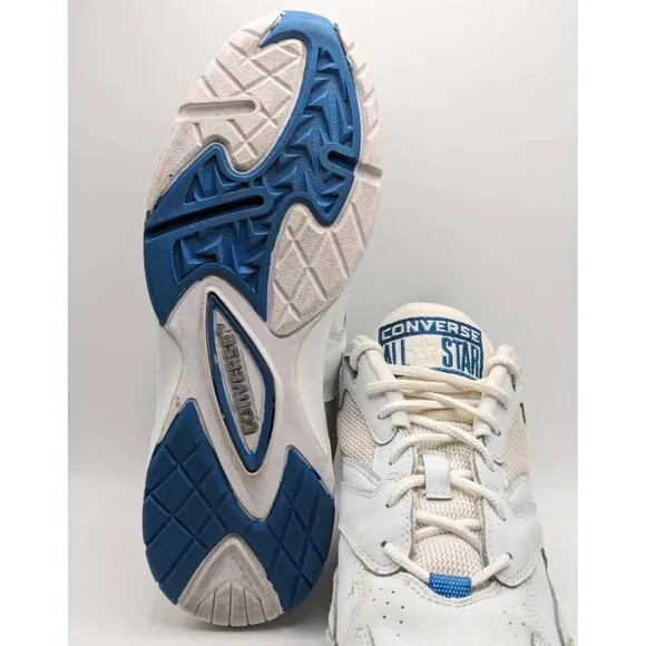 Vintage 1990s Converse All Star Chuck Taylor White Basketball Sneakers Mens 8.5