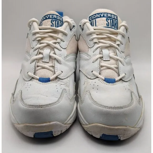 Vintage 1990s Converse All Star Chuck Taylor White Basketball Sneakers Mens 8.5
