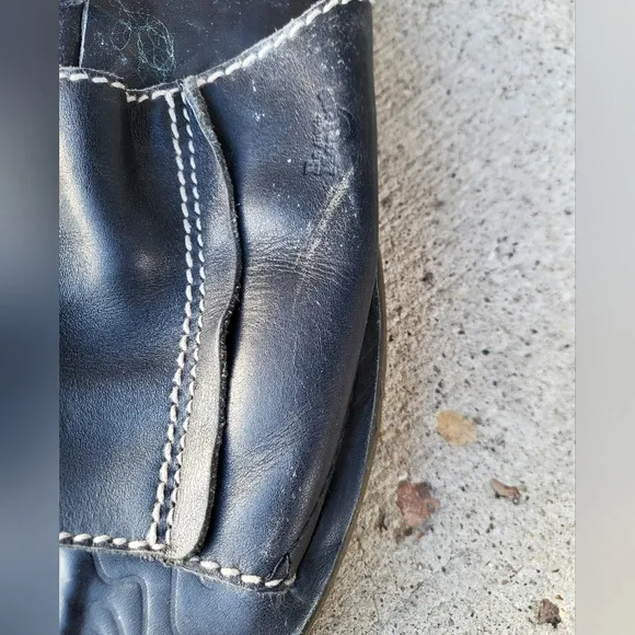 VINTAGE 90s DOC MARTENS BLACK LEATHER SANDALS MEN'S SIZE US 10 Fair