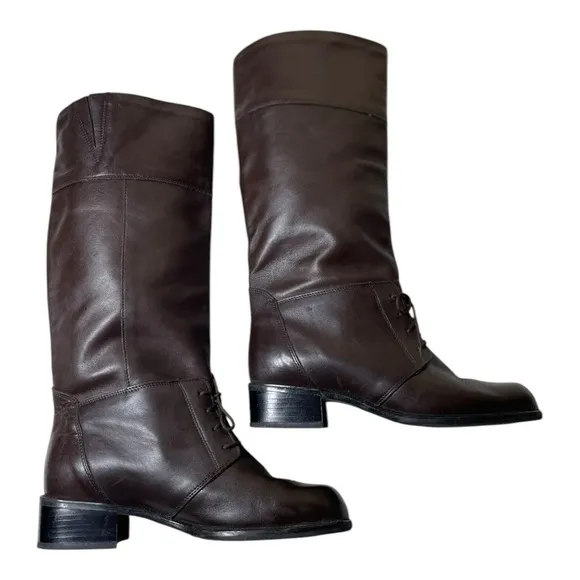 Vintage Blondo Women’s Brown Leather Tall Riding Boots