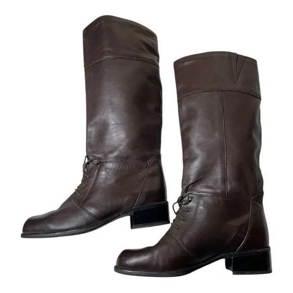 Vintage Blondo Women’s Brown Leather Tall Riding Boots
