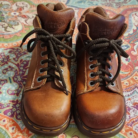 Vintage Dr Martens Chunky Lace Up Ankle Boots