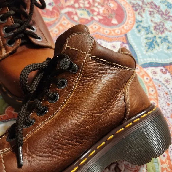 Vintage Dr Martens Chunky Lace Up Ankle Boots