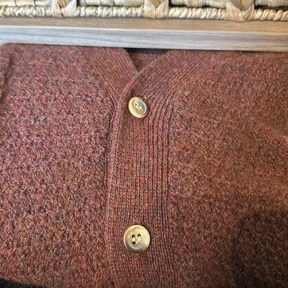Vintage Henry Grethel 100% Shetland wool vest