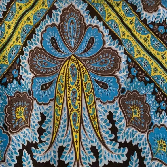VINTAGE MIDI SILK BOHO CHIC EXOTIC STUNNING SKIRT ⭐️⭐️⭐️⭐️⭐️