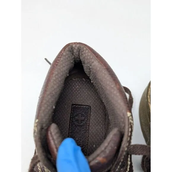 Vintage Y2K Dr Martens‎ Claudia Ankle Boots Brown Leather Chunky Women's Size 7