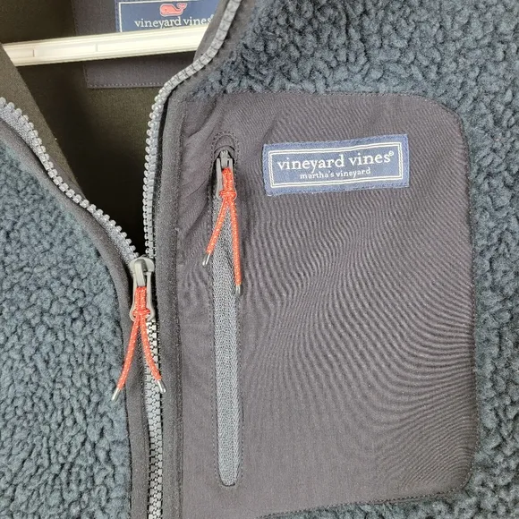 Vinyard Vines Sherling Vest Sz Small EUC