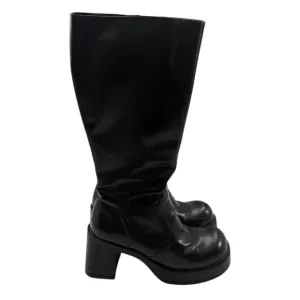 Vtg American Eagle Platform Boots Sz 9 Tall 90's Y2K Chunky Witchy Bratz Goth
