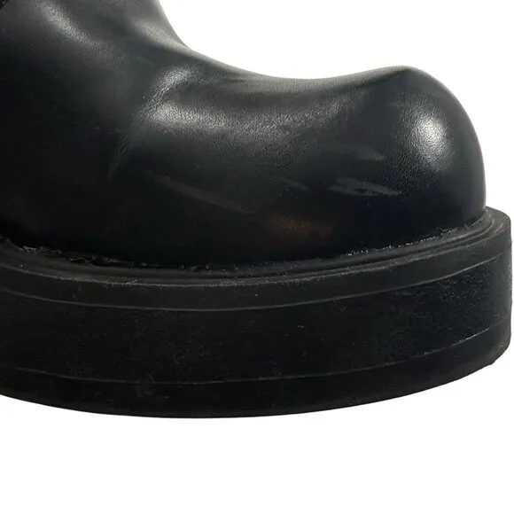 Vtg American Eagle Platform Boots Sz 9 Tall 90's Y2K Chunky Witchy Bratz Goth