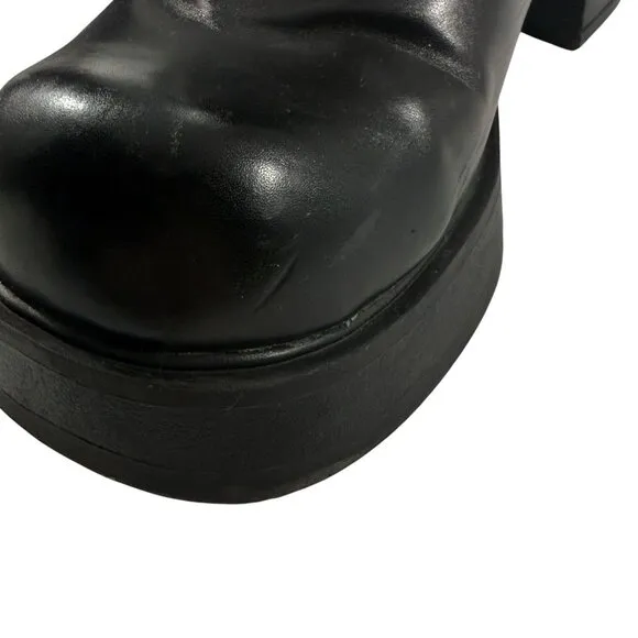 Vtg American Eagle Platform Boots Sz 9 Tall 90's Y2K Chunky Witchy Bratz Goth