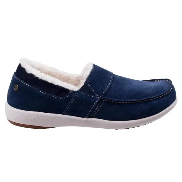 Waco Spenco girl's Wool Collared Fiesta Cozy Peacoat Slip On Loafers Size 7