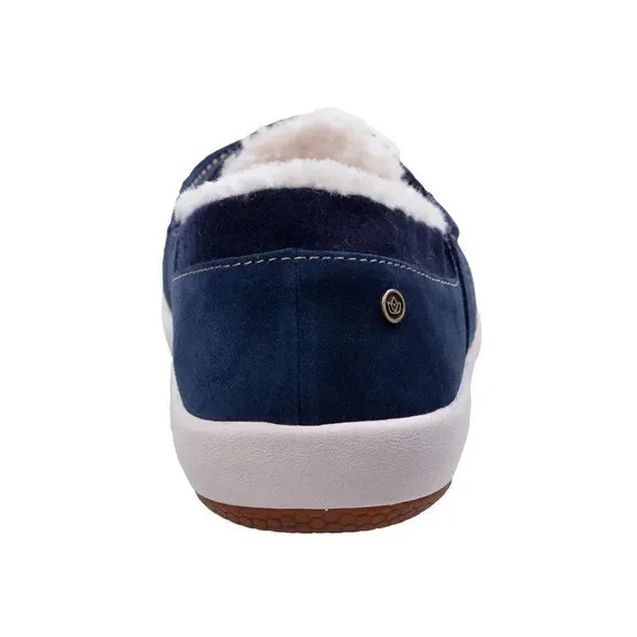 Waco Spenco girl's Wool Collared Fiesta Cozy Peacoat Slip On Loafers Size 7