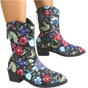 Western floral boots sz 7.5