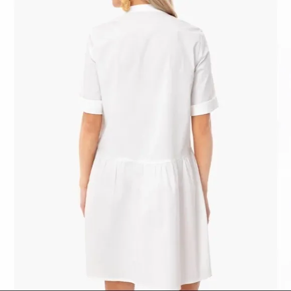 White Royal Shirt DressTUCKERNUCK