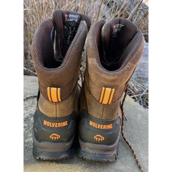 Wolverine Steel Toe Work Boots EPX Waterproof 3M Thinsulate Mens 10.5 W10645