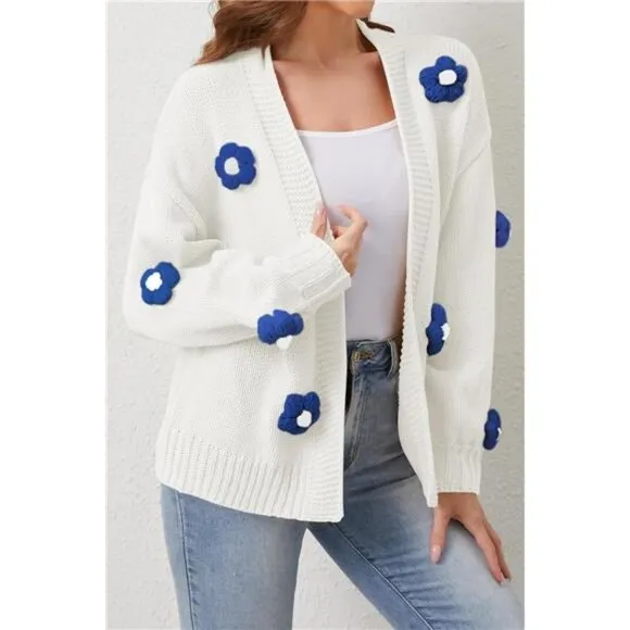 Womens Cardigan Sweaters White