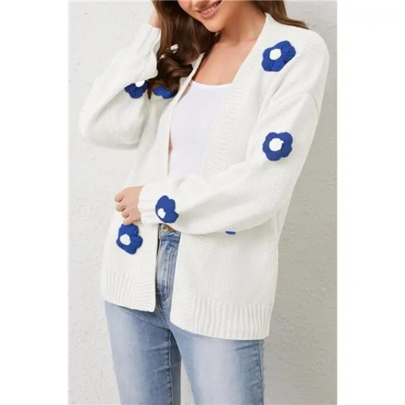 Womens Cardigan Sweaters White