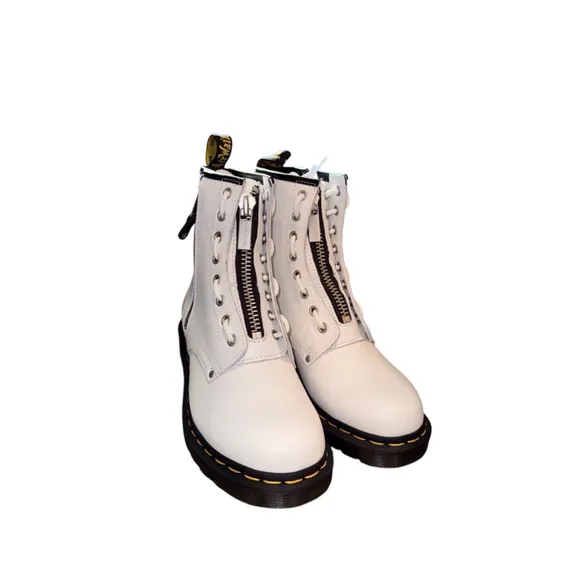 Women's Dr. Martens Boots double zip White Size 6