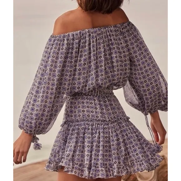 Women's MISA Zonia mini Scorpios tile Dress Size S and XS