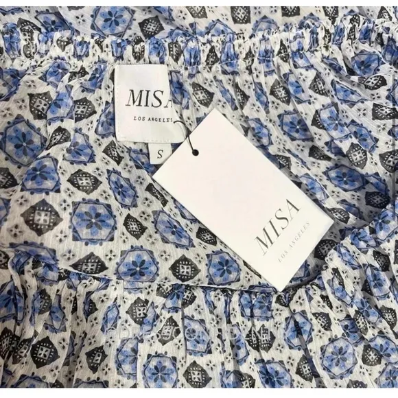 Women's MISA Zonia mini Scorpios tile Dress Size S and XS