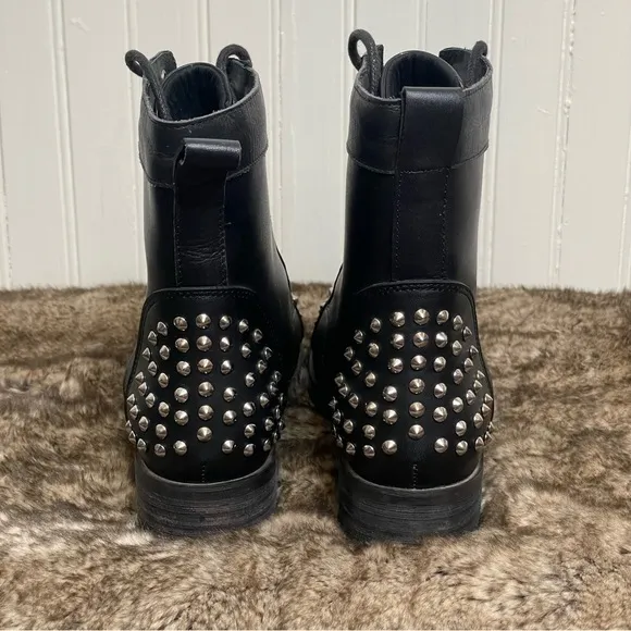 Xelement Studded Leather Biker Boots | Badass Punk Rock Vibes