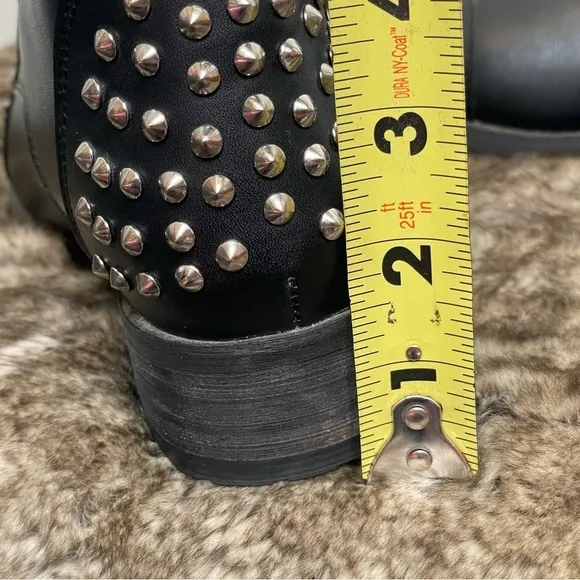 Xelement Studded Leather Biker Boots | Badass Punk Rock Vibes