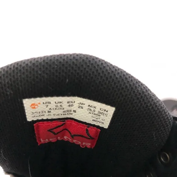 Youth size Timberland Boots