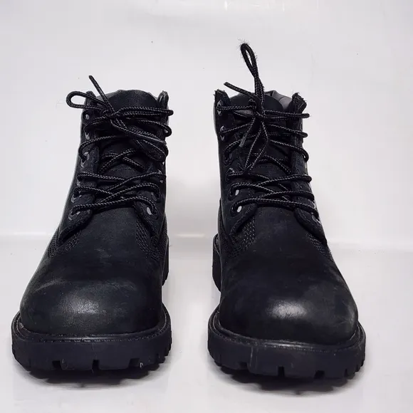 Youth Waterproof Black Timberland Boots size 13M