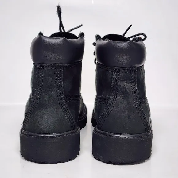 Youth Waterproof Black Timberland Boots size 13M