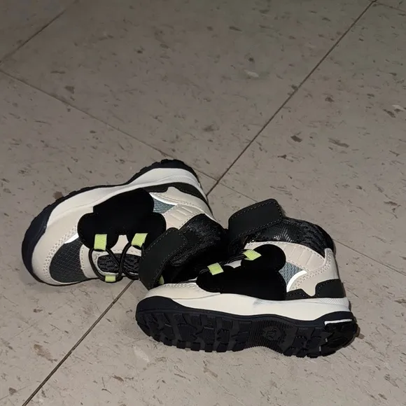 Zara Black and White Boots with Chunky Design