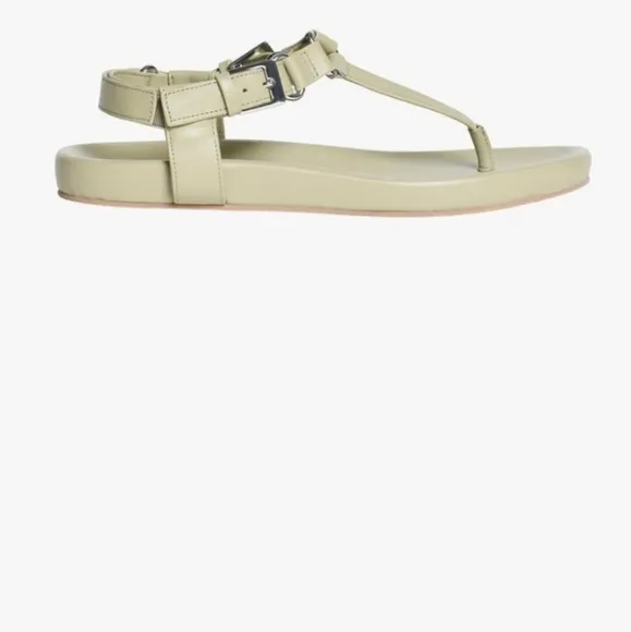Zara SRPLS Leather Sandals NWOT
