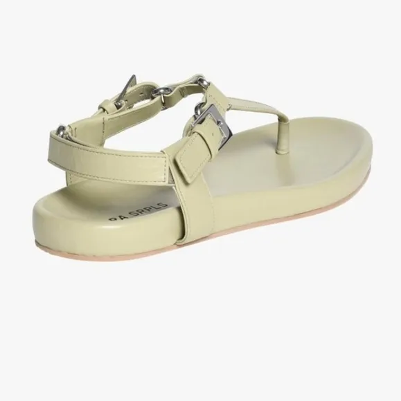 Zara SRPLS Leather Sandals NWOT